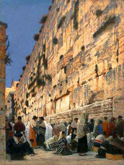 Vasily Vereshchagin Solomons Wall oil painting image